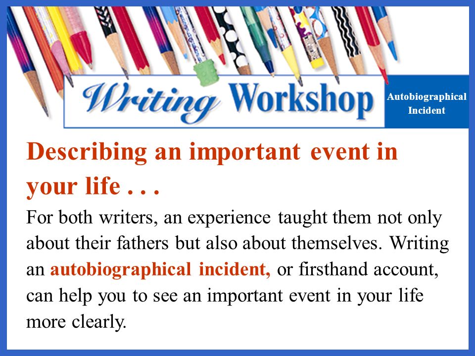 an important event in your life essay