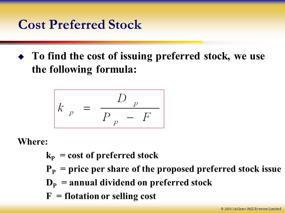 11 Chapter Cost of Capital Based on: Terry Fegarty Carol Edwards, - ppt  video online download