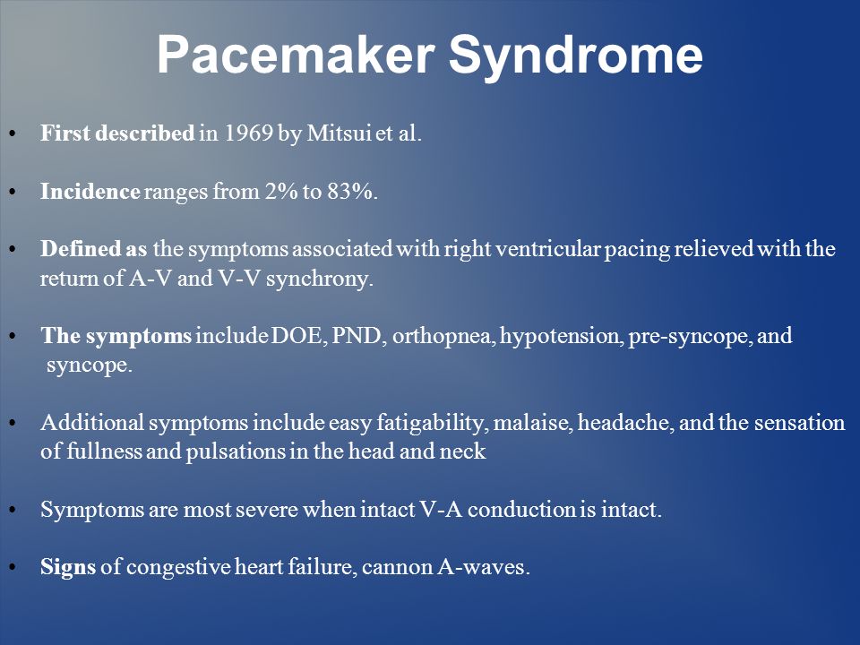 Pacemaker Malfunction Ppt Video Online Download