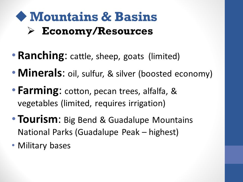 Mountains And Basins Economy Tularosa Basin 2017 - 