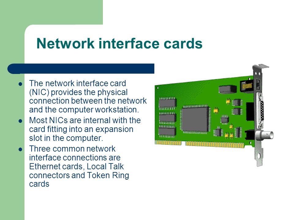Network interface cards