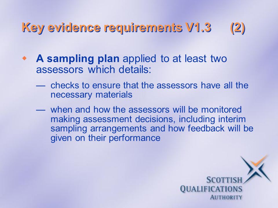 Key evidence requirements V1.3 (2)