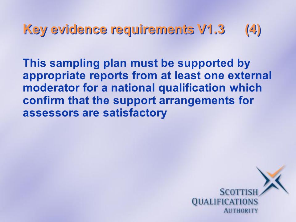 Key evidence requirements V1.3 (4)