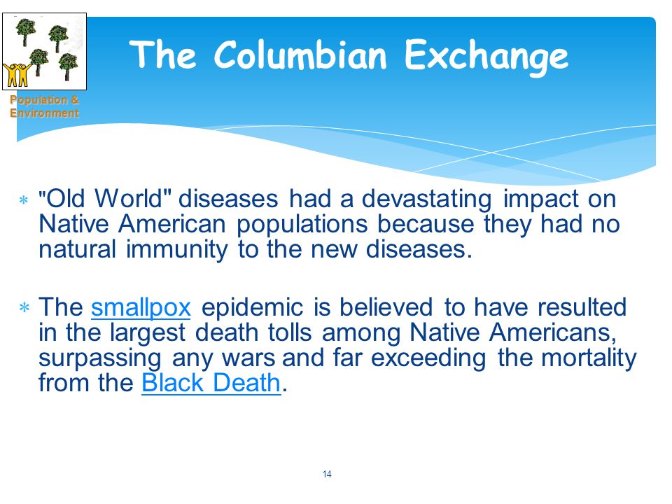 consequences of the columbian exchange