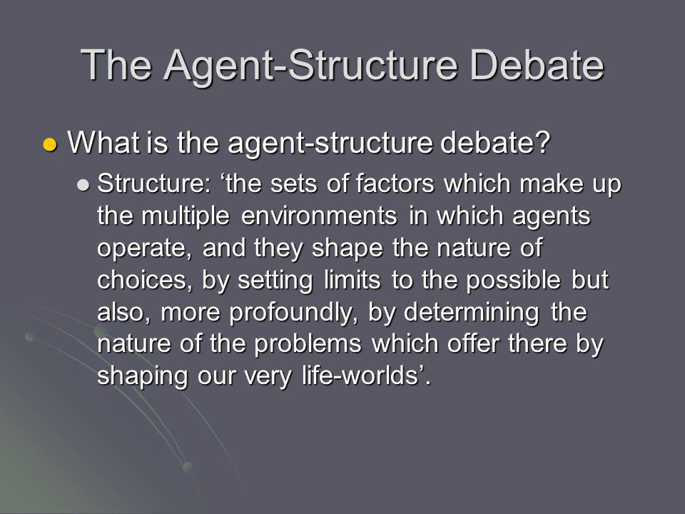 structure agency