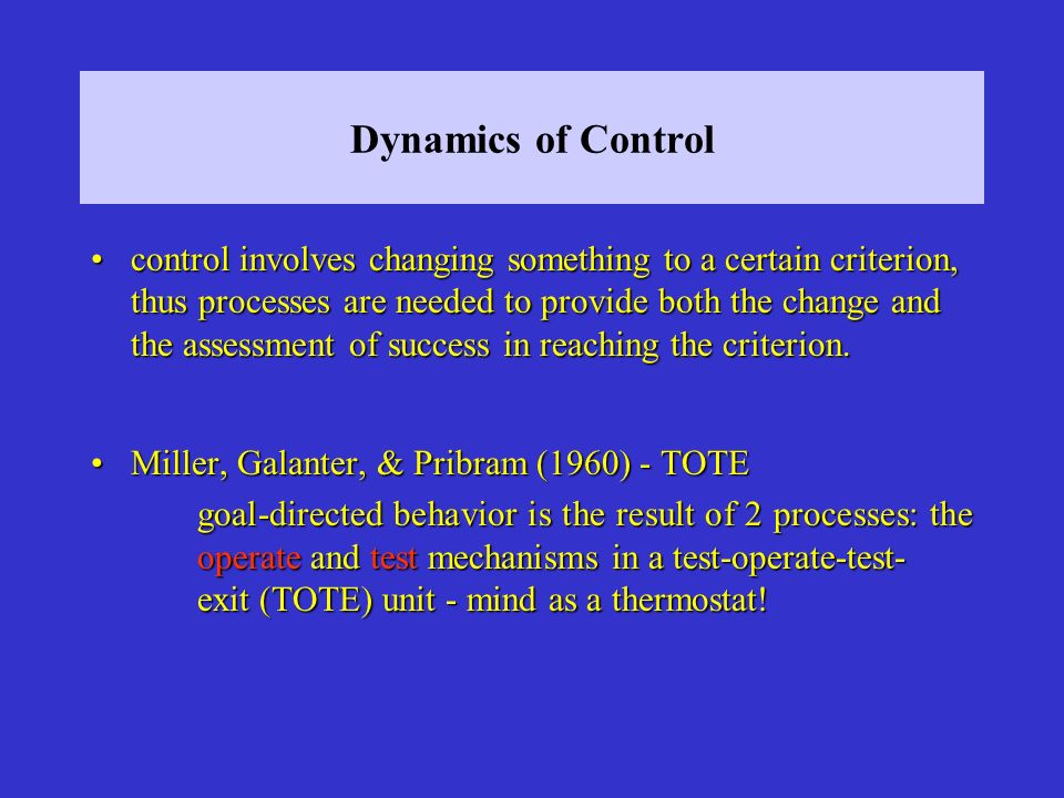 Mechanics of Mind Control - ppt download