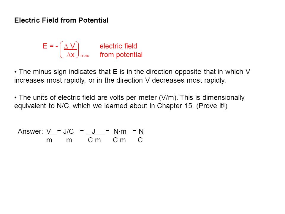 Ap Physics Chapter 16 Electric Potential Energy And Capacitance Ppt Download