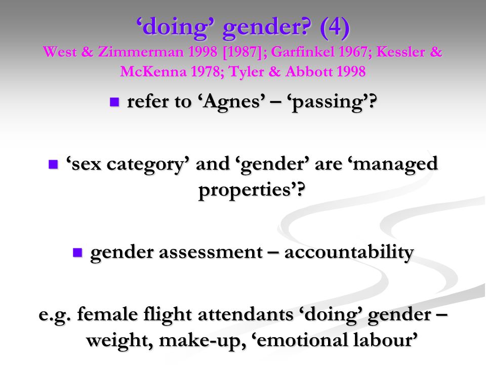 Is gender socially constructed or is it something that we 'do'? - ppt video  online download