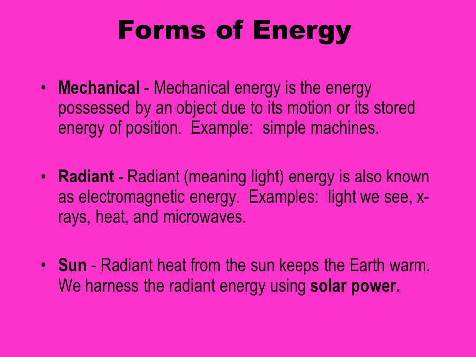 radiant energy definition