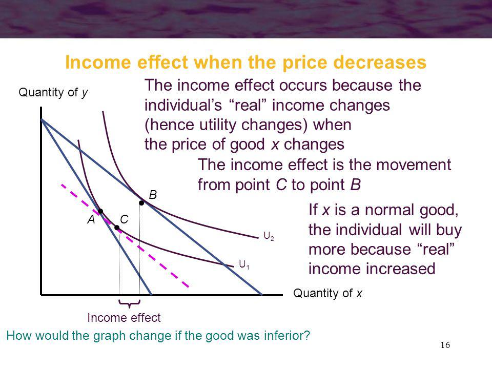 price and income effect