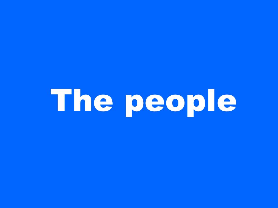 The people