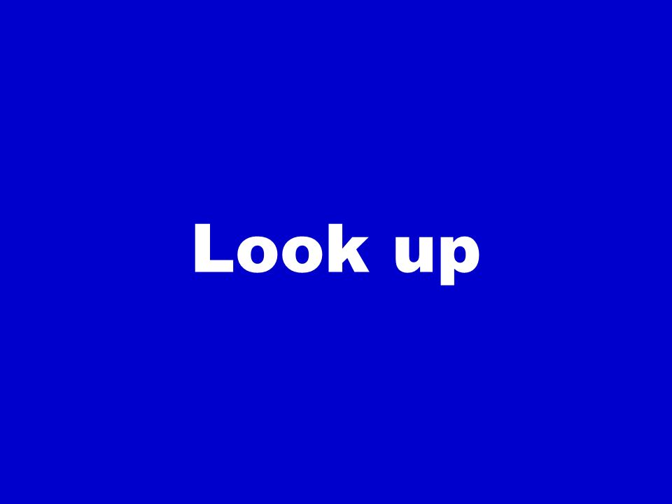 Look up