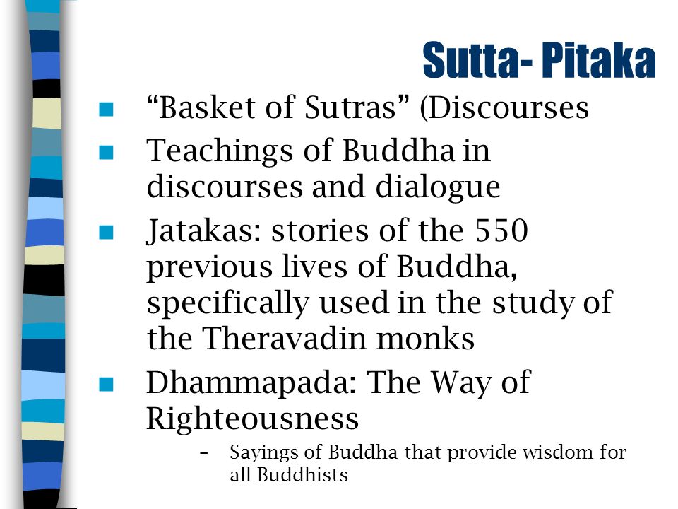 Sacred Texts in Buddhism - ppt download