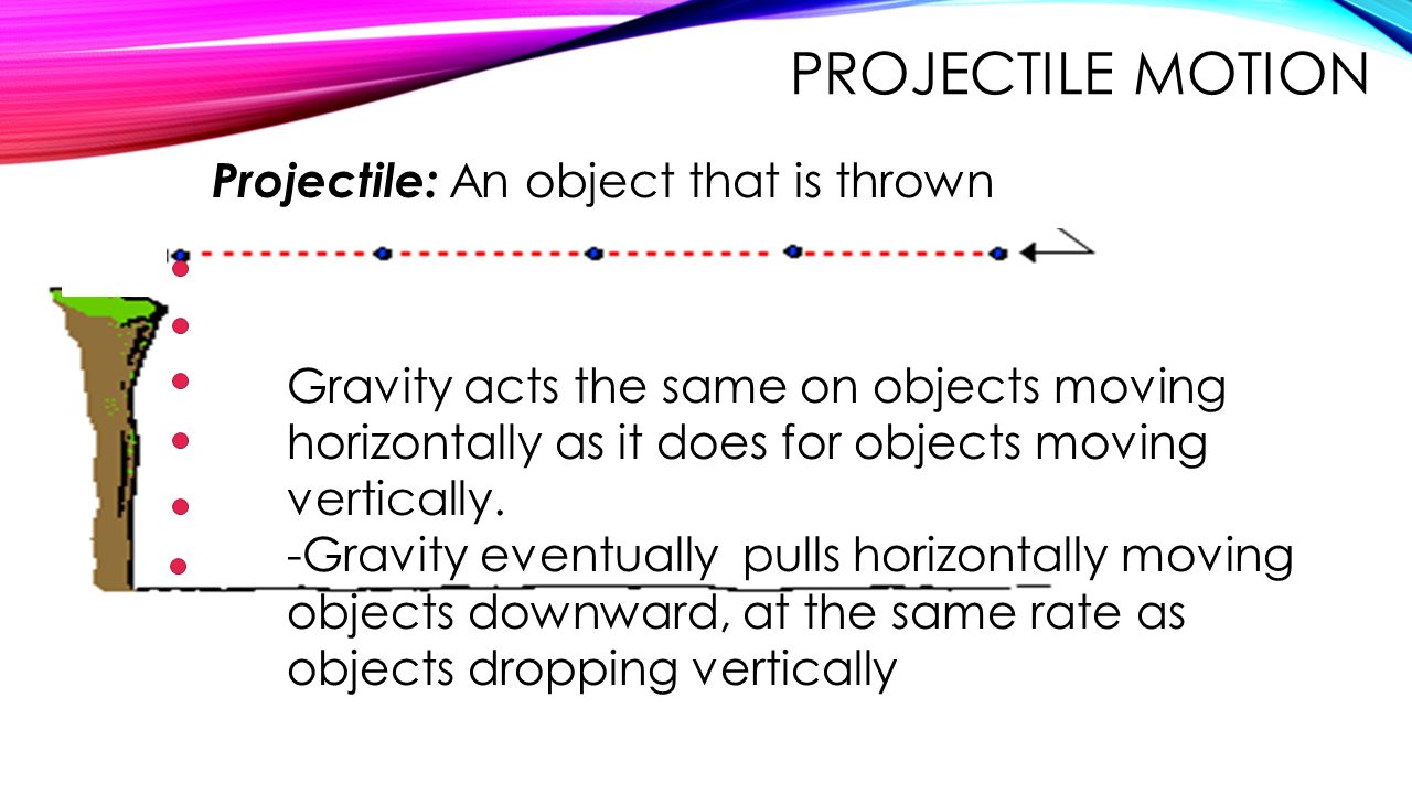 Projectile Motion Projectile: An object that is thrown