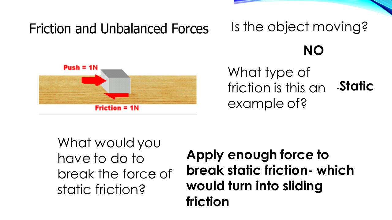 What type of friction is this an example of