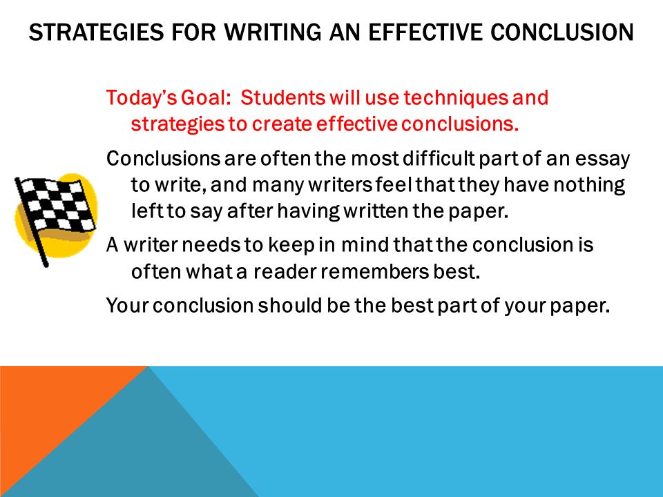 writing an effective conclusion