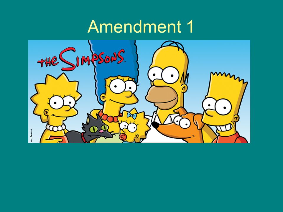 Amendment 1