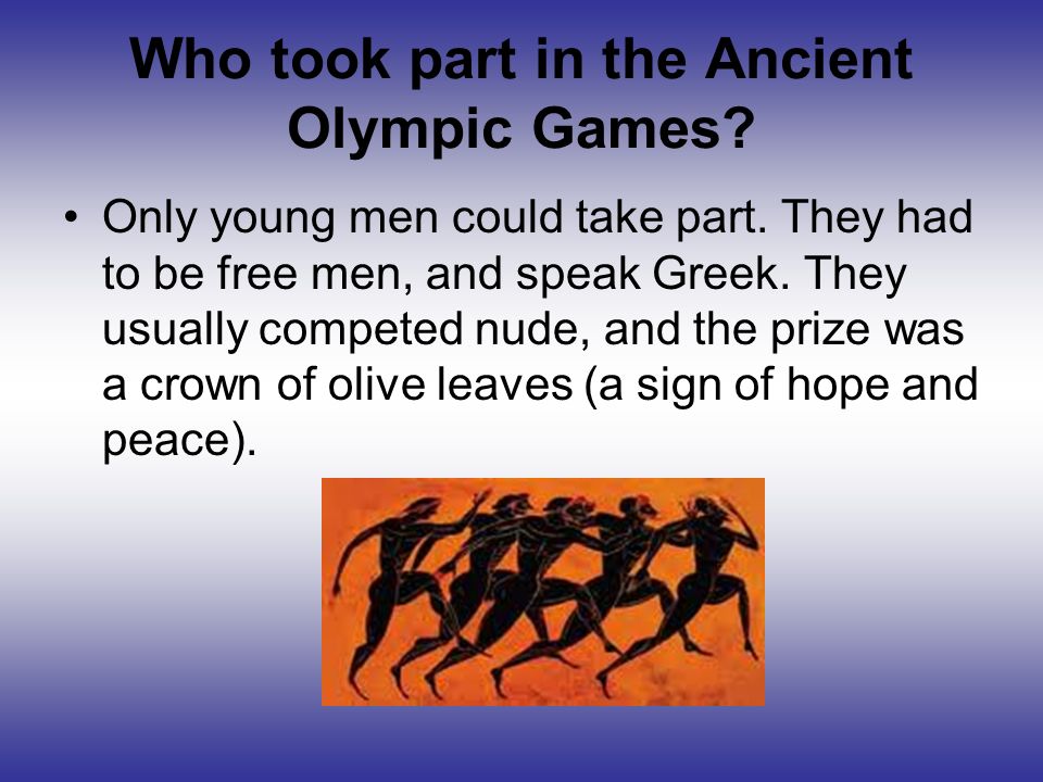 where the ancient olympics took place