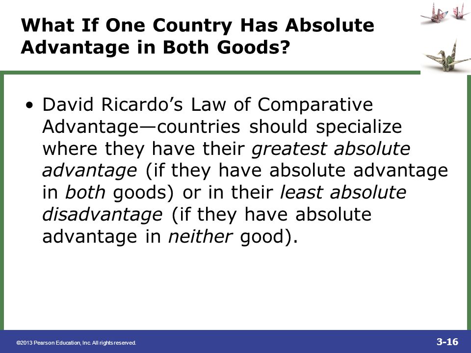 What If One Country Has Absolute Advantage in Both Goods