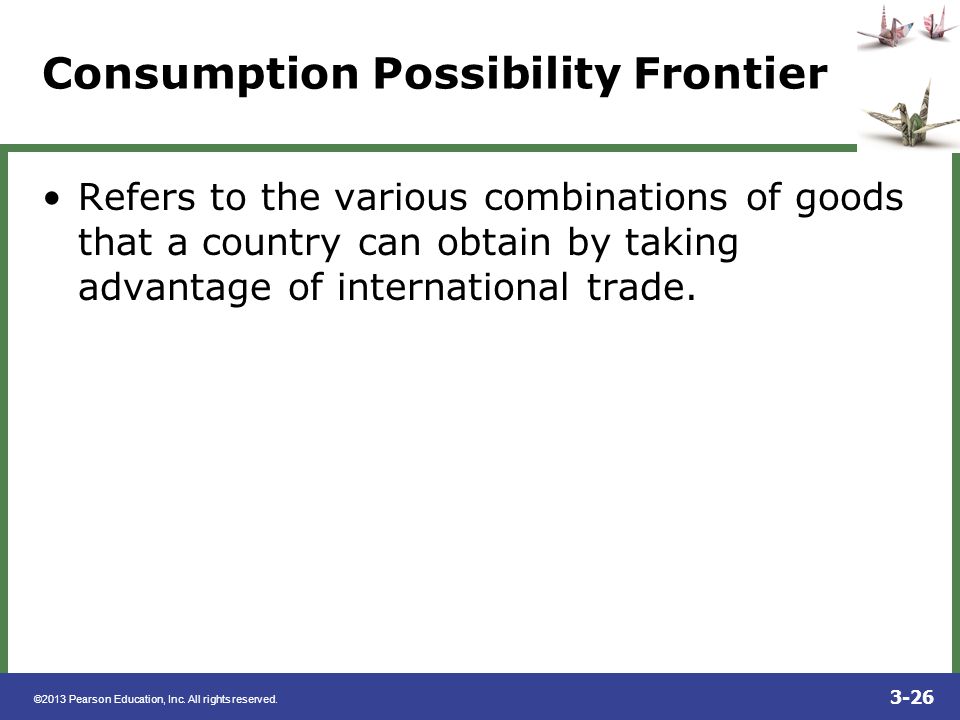 Consumption Possibility Frontier