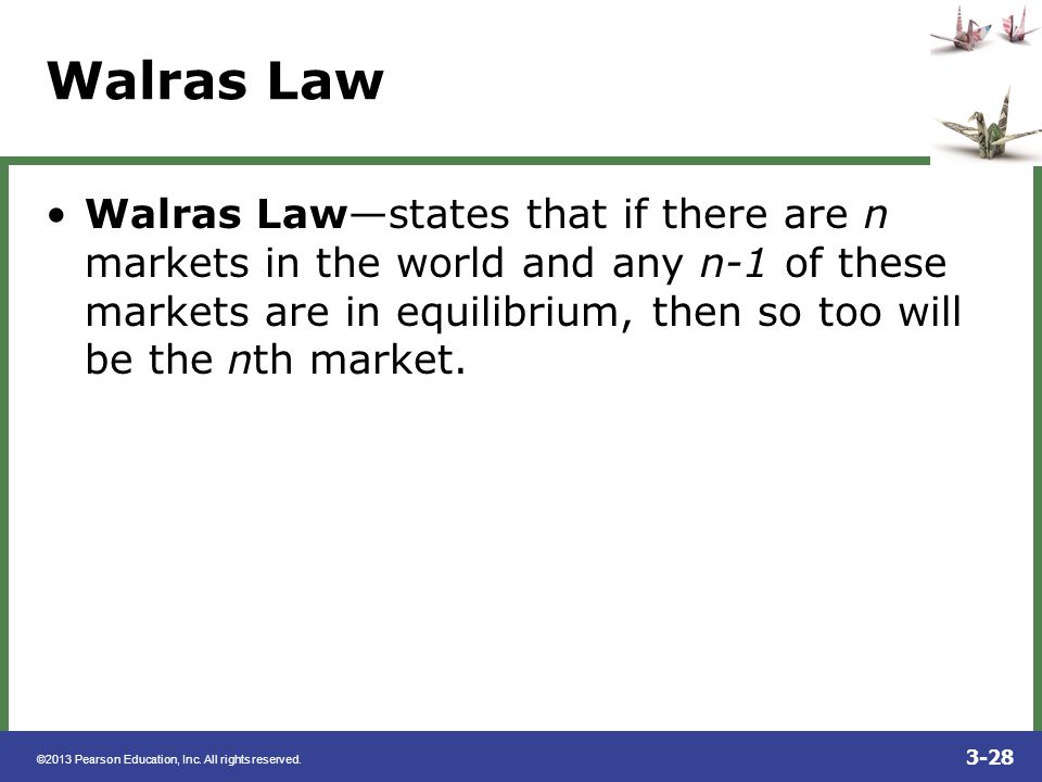 Walras Law