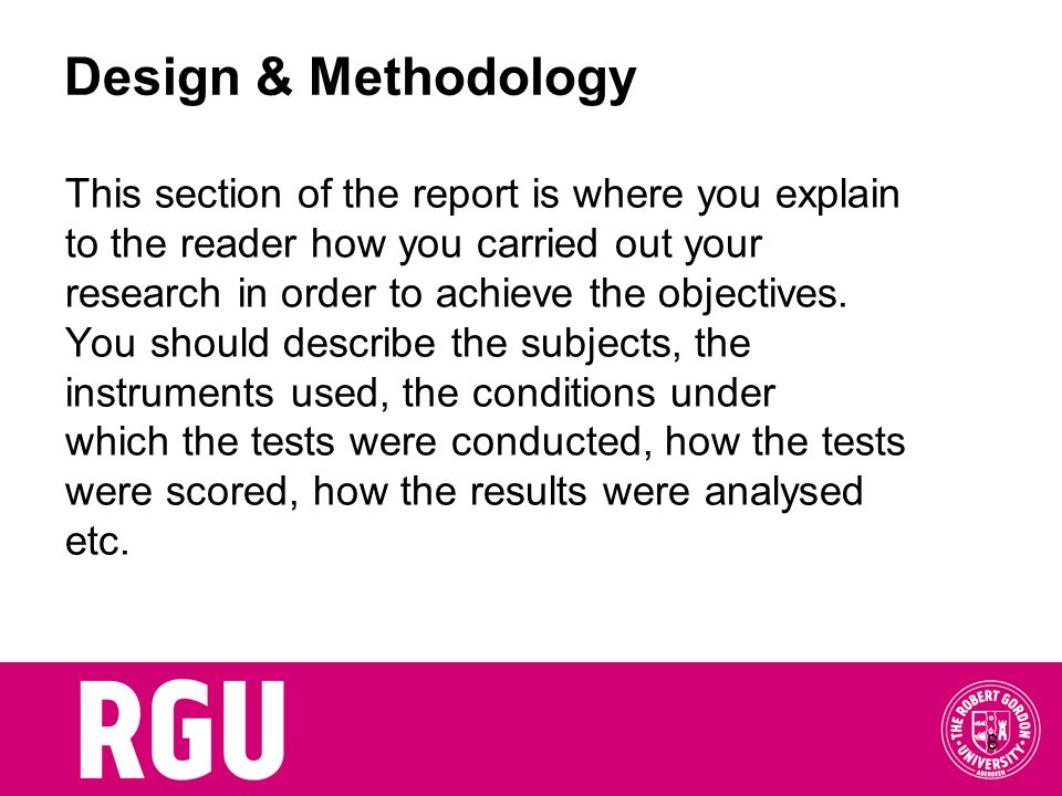 Design & Methodology