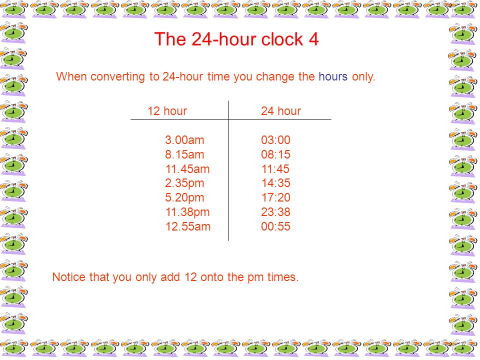 Conversor de relógio de 24 horas: como converter de AM/PM para horário de  24 horas