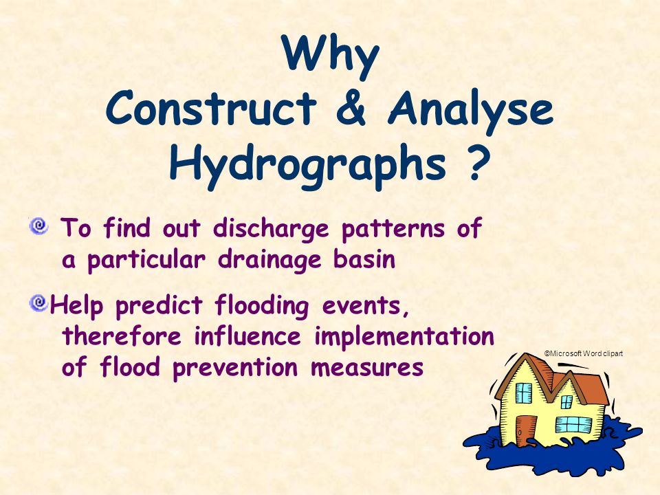 Construct & Analyse Hydrographs
