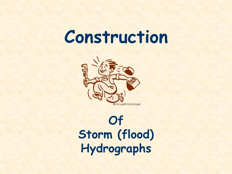 Storm (flood) Hydrographs