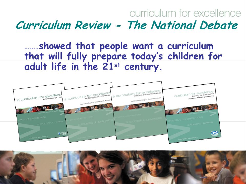 Curriculum Review - The National Debate