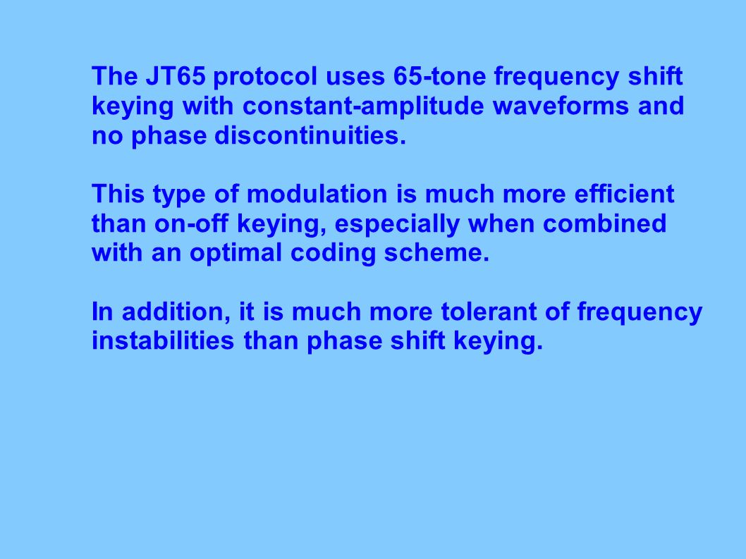 jt65 modulation jt65 modulation