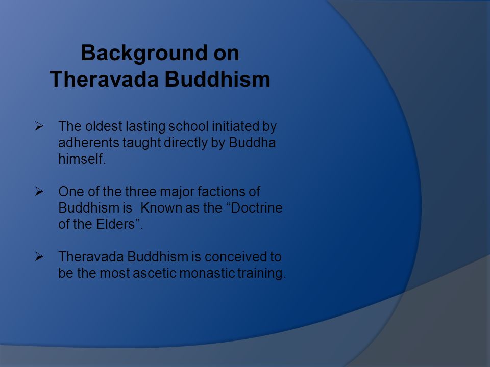 Theravada Buddhism Presentation - ppt download