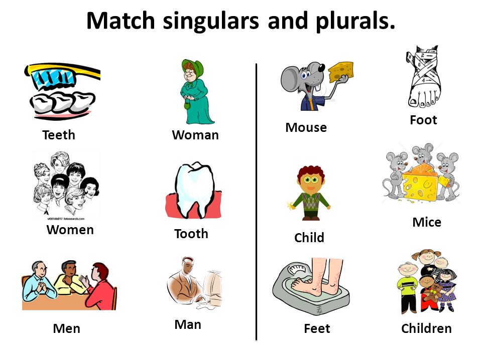 Match singulars and plurals.