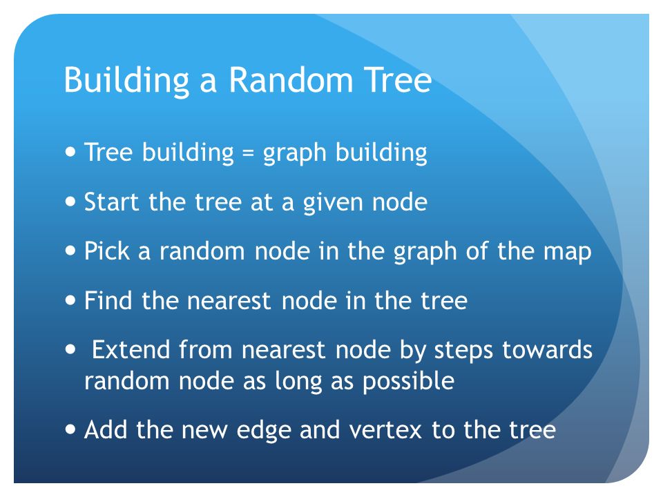 Rapidly Exploring Random Trees for Path Planning: RRT-Connect - ppt download