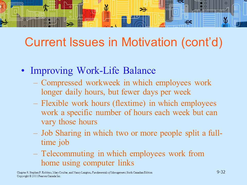 Current Issues in Motivation (cont’d)