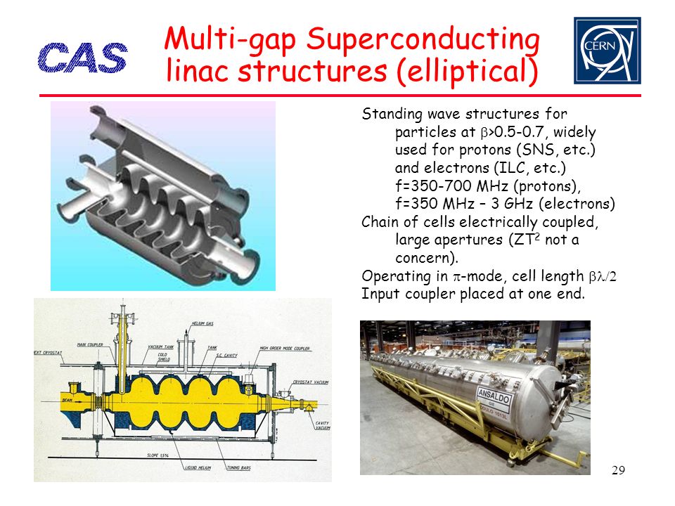 Multi-gap Superconducting linac structures (elliptical)