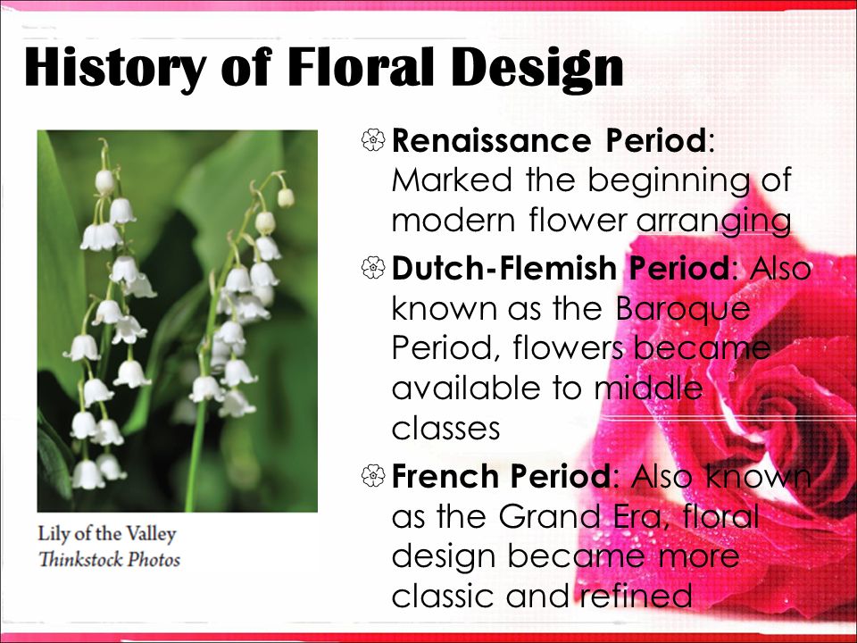 Floral Design  Overview & History - Video & Lesson Transcript
