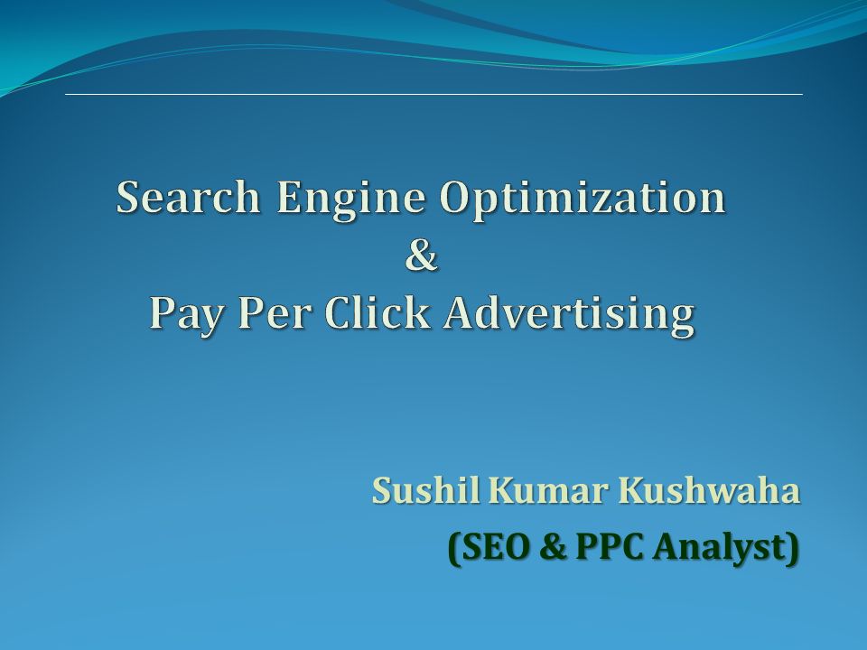 Search Engine Optimization & Pay Per Click Advertising