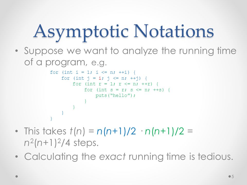 Csci 3160 Design And Analysis Of Algorithms Tutorial 1 Ppt Download