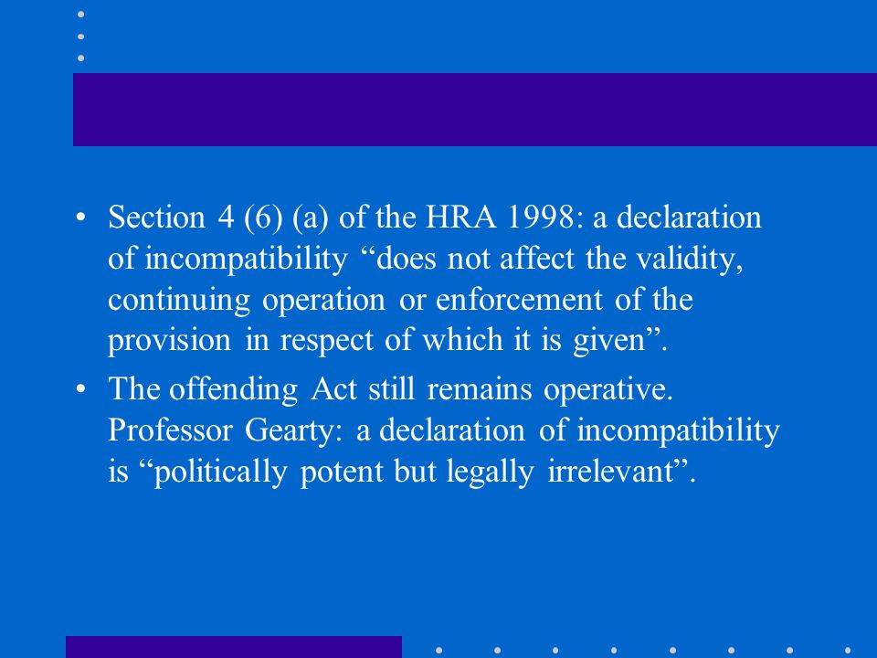 The Human Rights Act Mechanism Ppt Download
