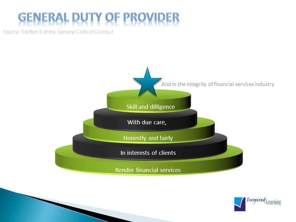 General duty of provider