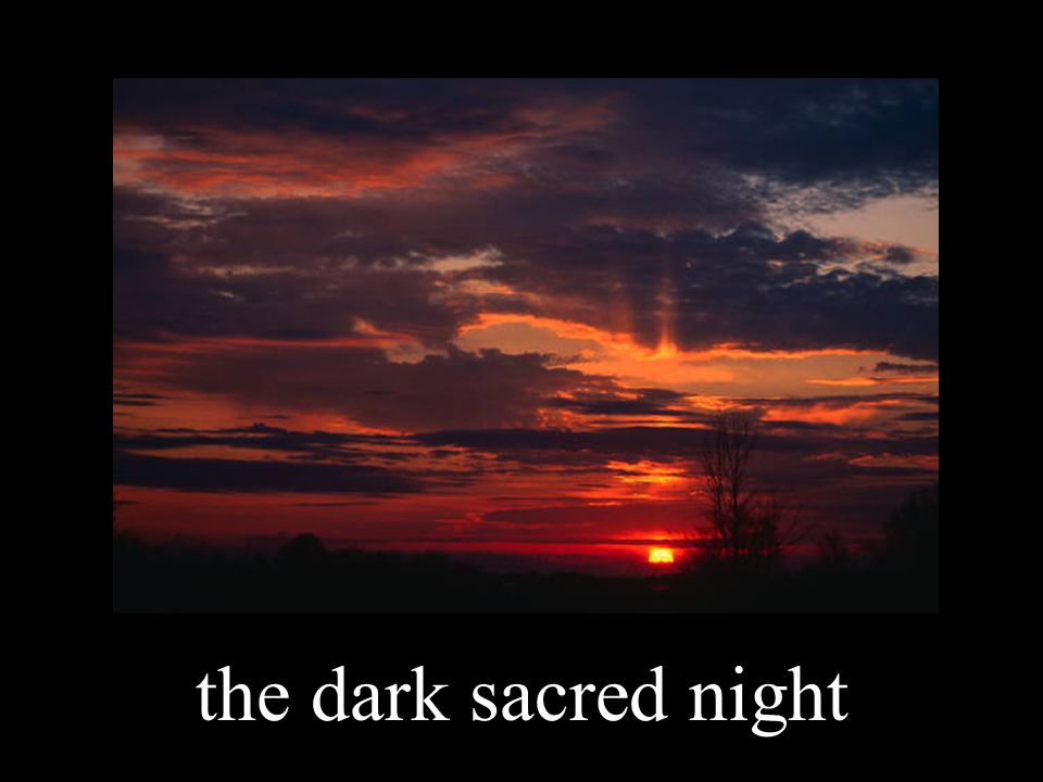 the dark sacred night