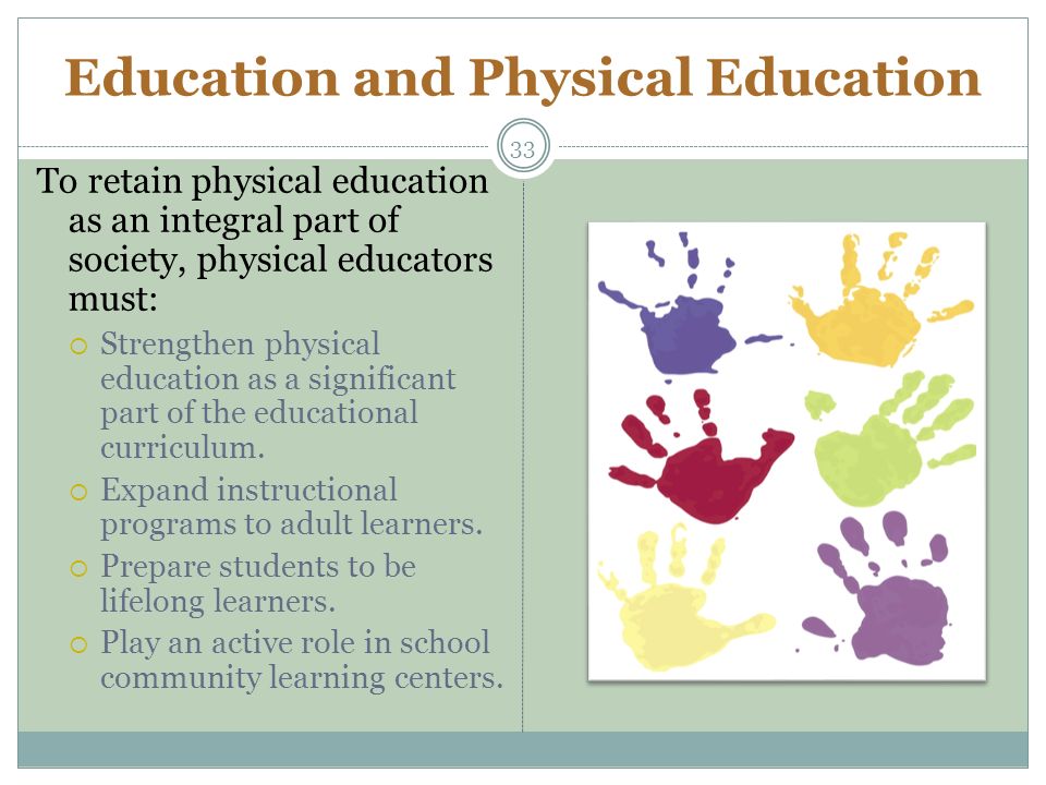 Education and Physical Education