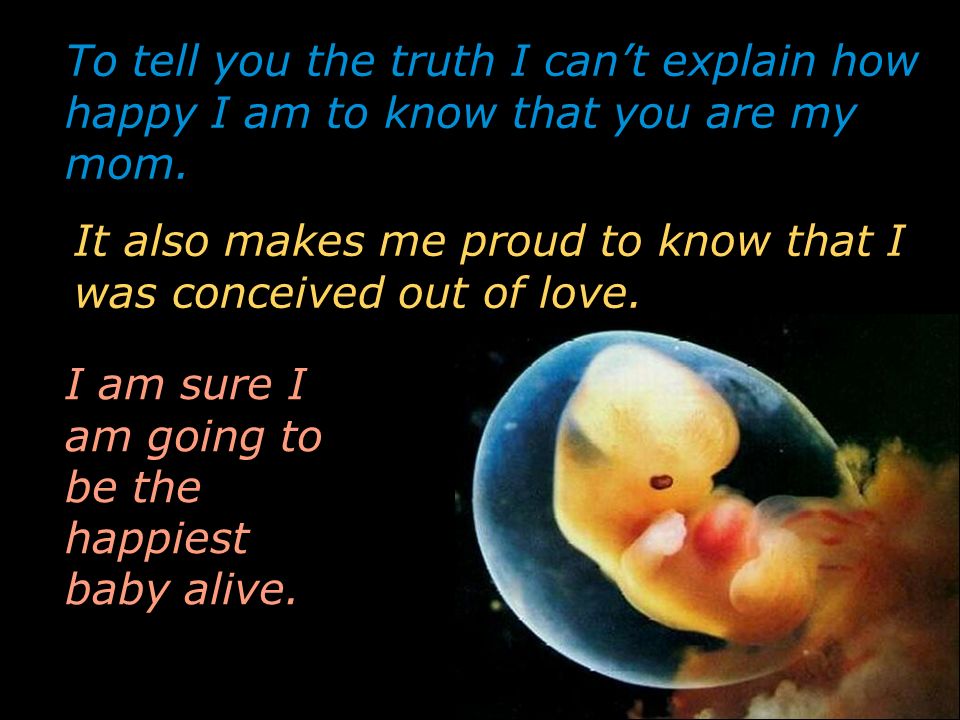 A Letter From An Unborn Baby Ppt Video Online Download
