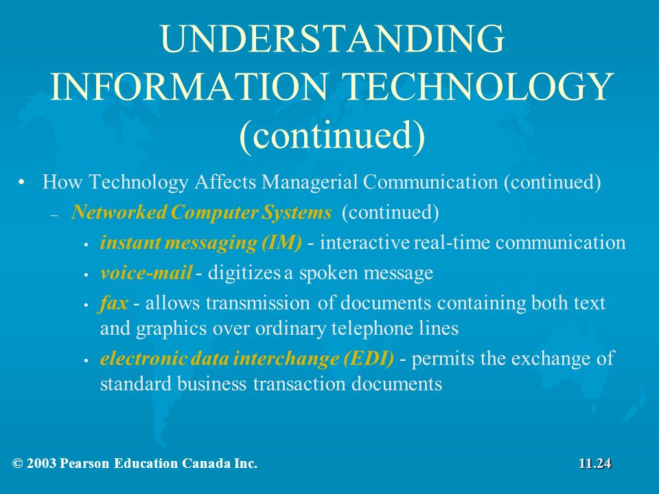 UNDERSTANDING INFORMATION TECHNOLOGY (continued)
