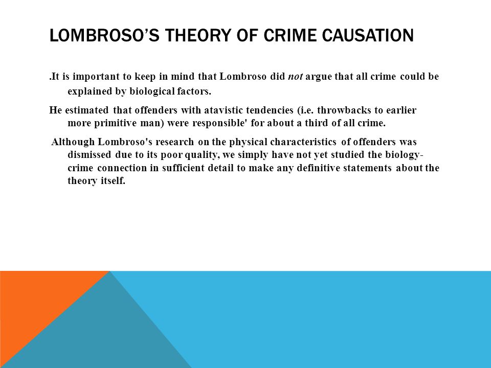 biological theory of crime