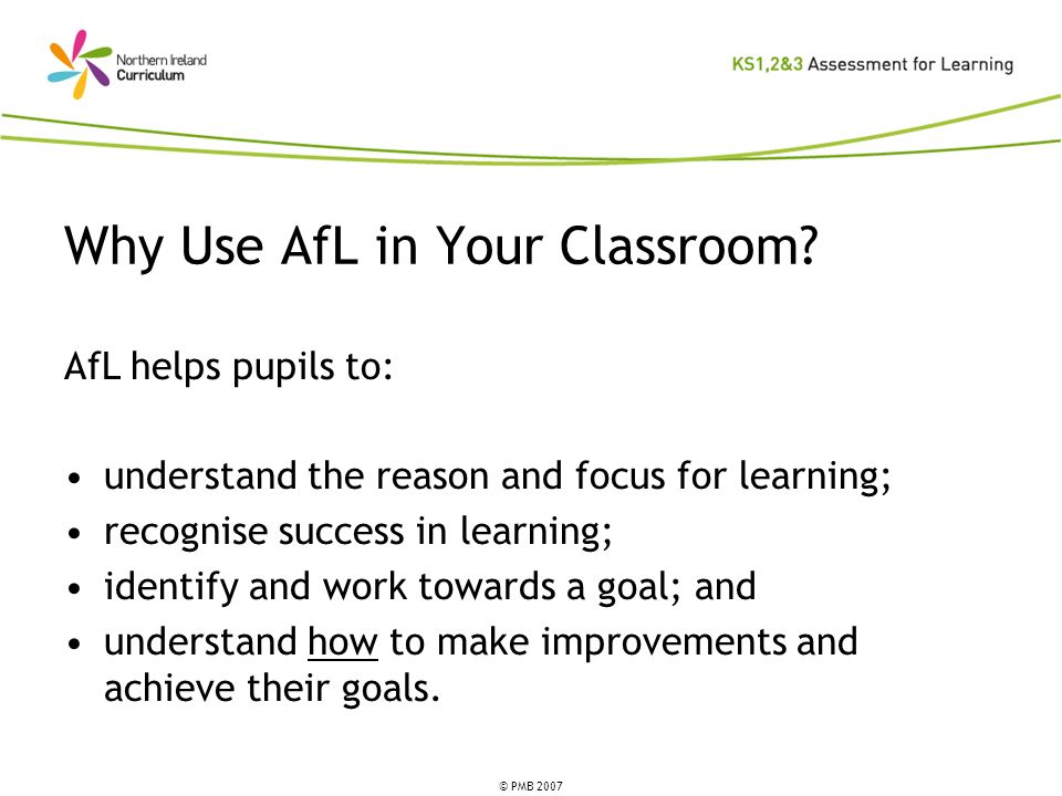Why Use AfL in Your Classroom