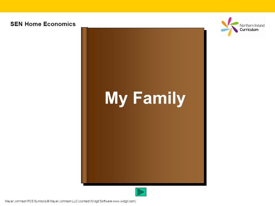 My Family SEN Home Economics