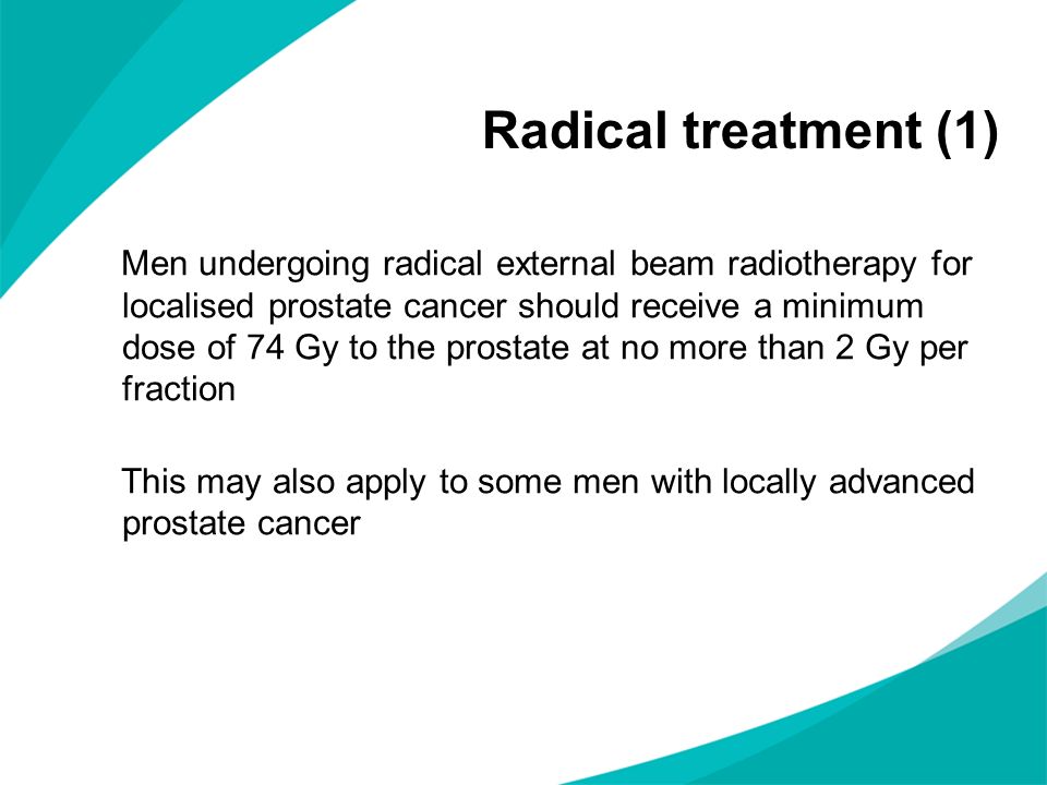 Radical treatment (1)