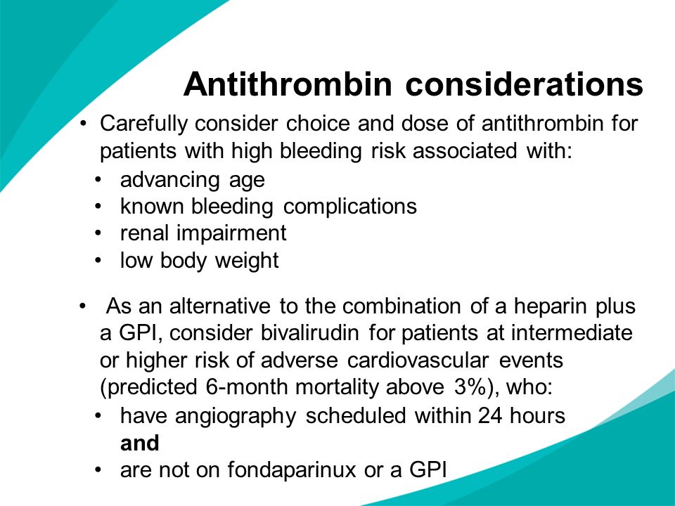 Antithrombin considerations